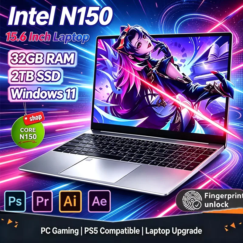 Ssd 1Tb - แล็ปท็อปคอมพิวเตอร์รุ่นใหม่ปี 2026 ขนาด 15.6 นิ้ว Intel