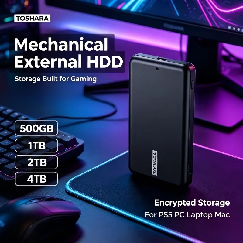 Ssd 500Gb - TOSHARA A5 SSD แบบพกพา ขนาด 4TB