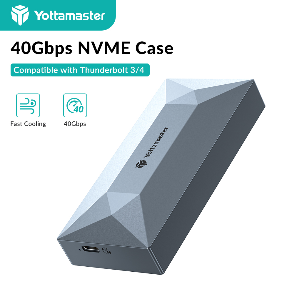 Thunderbolt 4 External Ssd 4Tb - ยอตต้ามาสเตอร์ 40Gbps NVMe SSD Enclosure USB4