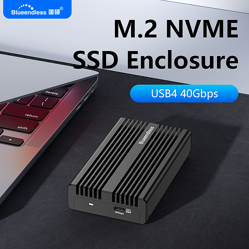 Usb4 40Gbps External Ssd 8Tb - กล่องใส่ SSD Blueendless 40Gbps NVMe แบบ