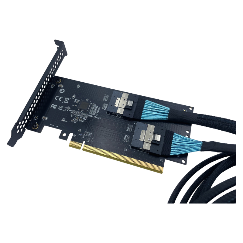 การ์ดอะแดปเตอร์ PCIe X16 SFF‑8 - Memory Card Ssd บทวิจารณ์และราคา