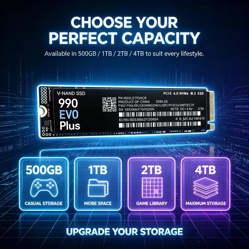 990 EVO Plus 500GB-4TB TLC 3D  - Ssd 500Gb บทวิจารณ์และราคา