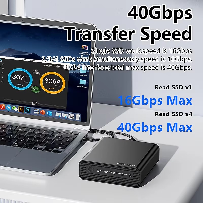 กล่องใส่ฮาร์ดดิสก์ภายนอกแบบ US - Nvme Ssd บทวิจารณ์และราคา