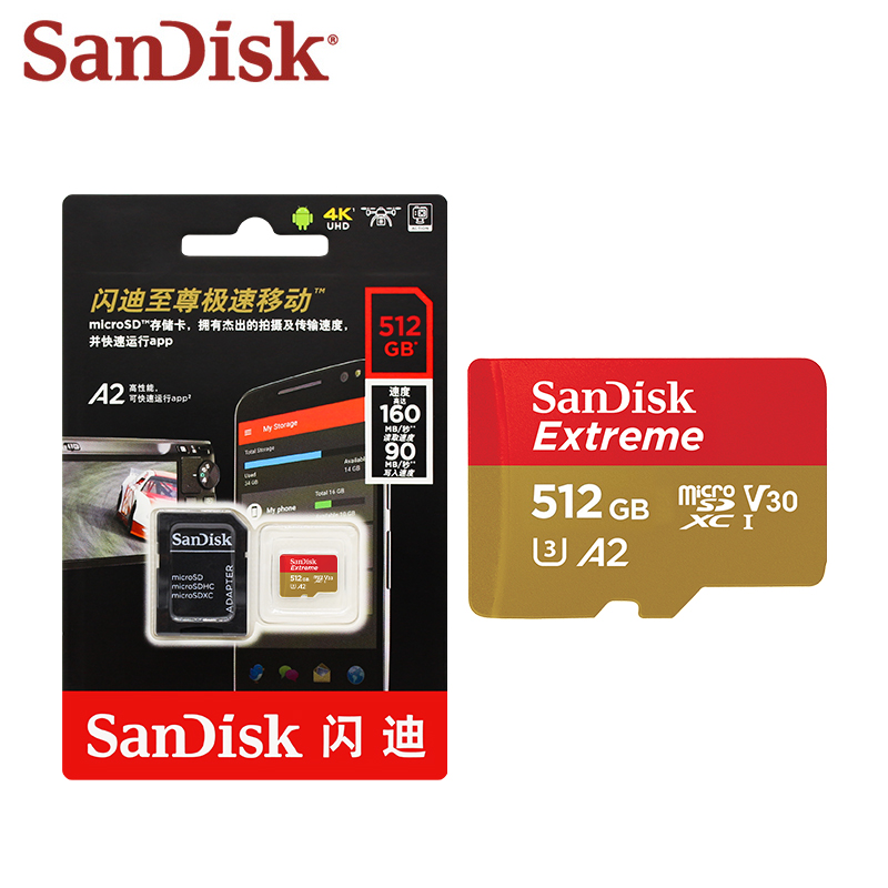 Sandisk Extreme A2 V30 Micro S - Memory Card Ssd บทวิจารณ์และราคา
