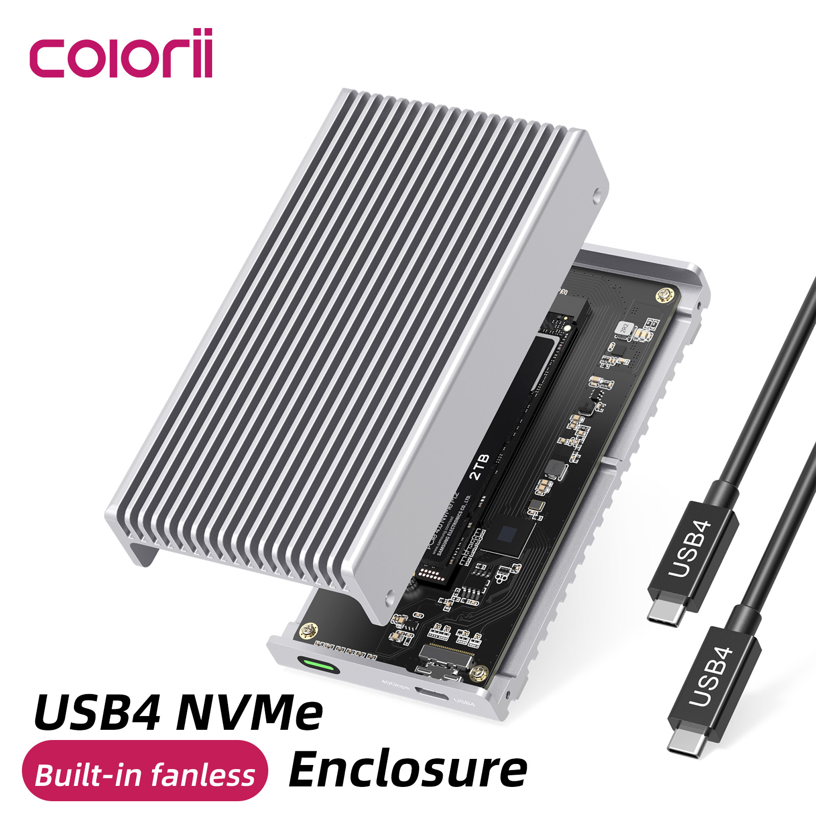 กล่องใส่ SSD ภายนอกแบบไร้พัดลม - Usb4 40Gbps External Ssd 8Tb บทวิจารณ์และราคา
