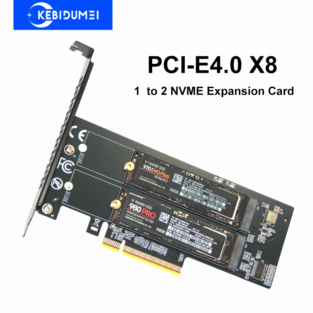 1 ถึง 2xNVME การ์ดขยาย PCle4.0 - External Ssd บทวิจารณ์และราคา