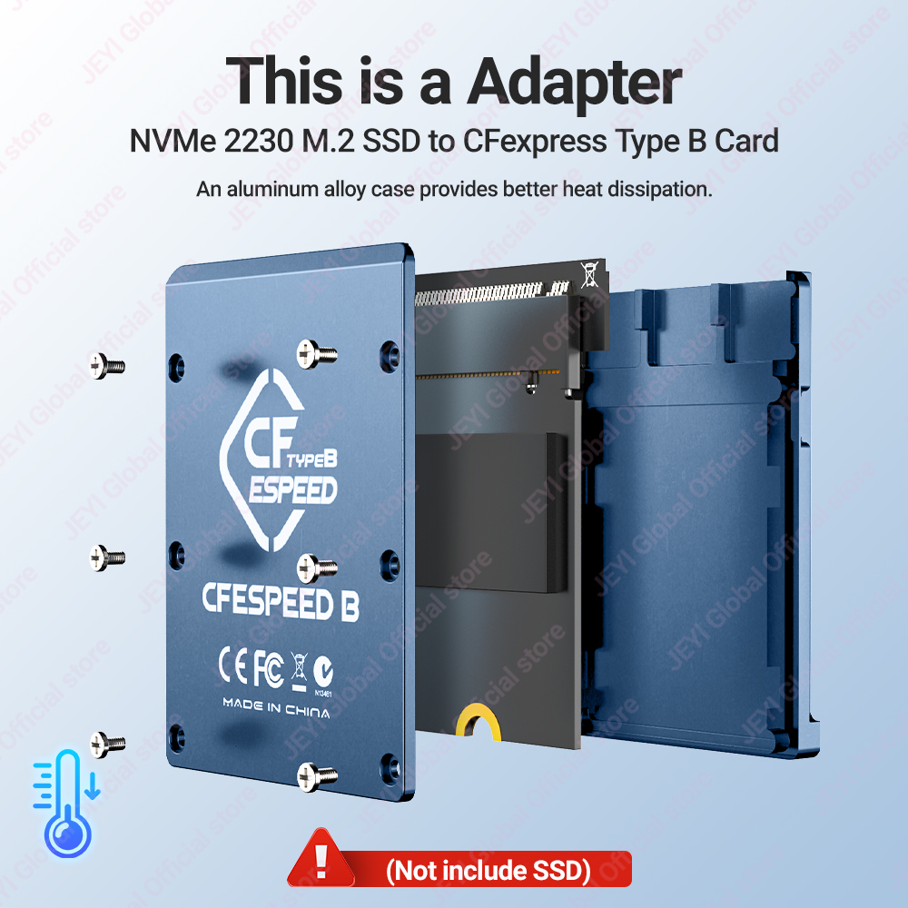 JEYI CF-Express Type-B ถึง M.2 - Memory Card Ssd บทวิจารณ์และราคา