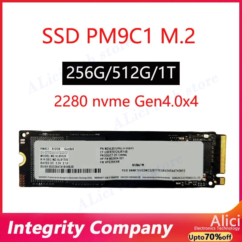 เดิมที่ใช้งานได้ Samsung PM9C1 - Samsung Ssd บทวิจารณ์และราคา