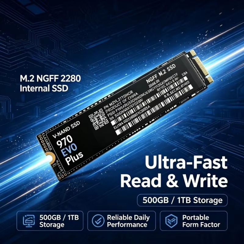 970 EVO Plus M.2 NGFF SSD หน่ว - Samsung Ssd บทวิจารณ์และราคา