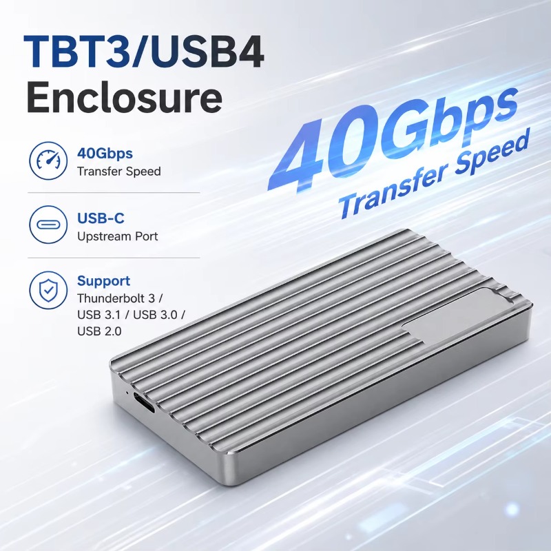 กล่องใส่ M.2 NVMe SSD อลูมิเนี - Usb4 40Gbps External Ssd 8Tb บทวิจารณ์และราคา