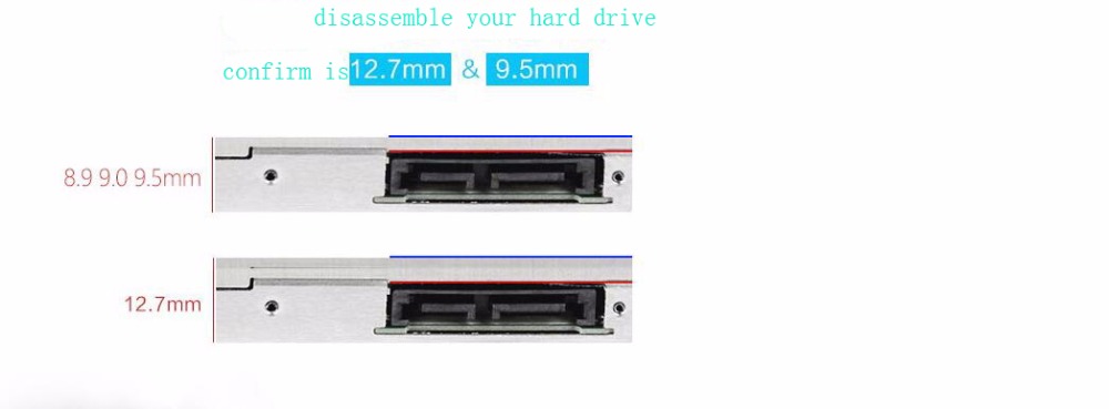 9.5 มม.SATA HDD SSD ฮาร์ดดิสก์ - Ssd Hard Drive บทวิจารณ์และราคา